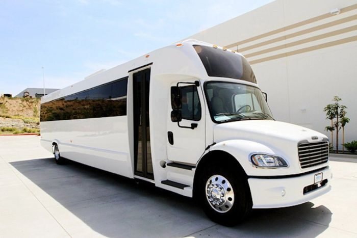 White limo bus – Colorado limo service